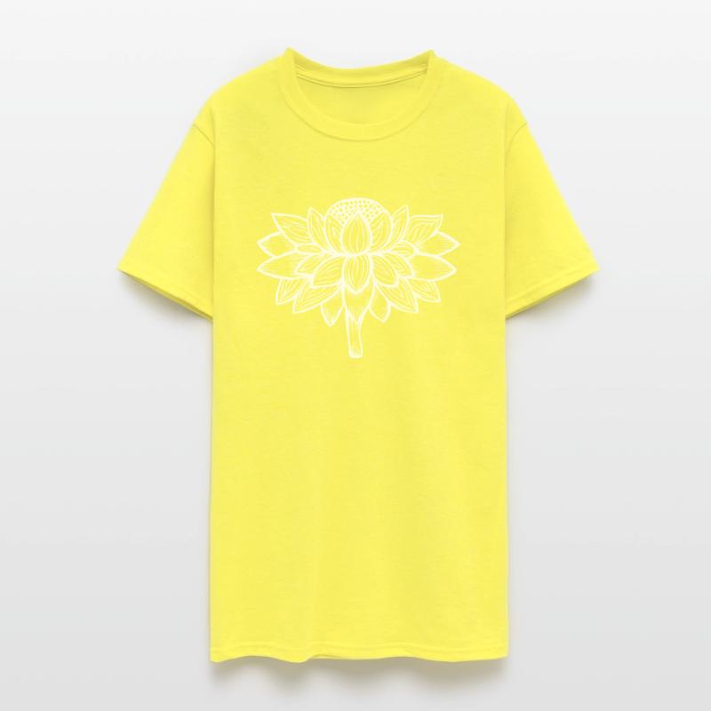 Flower Sunflower Drawing Illustration Tee shirt