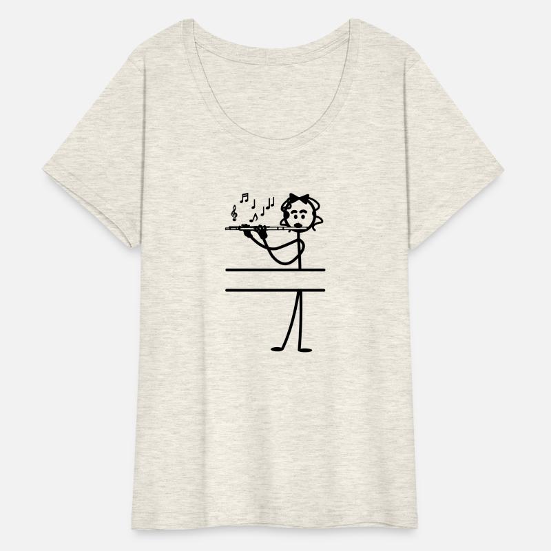 Flute player banner girl