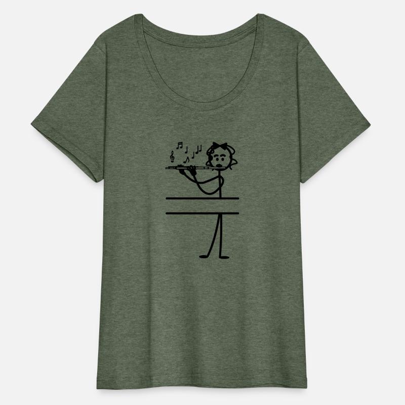 Flute player banner girl