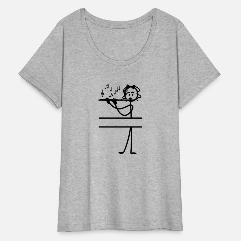 Flute player banner girl