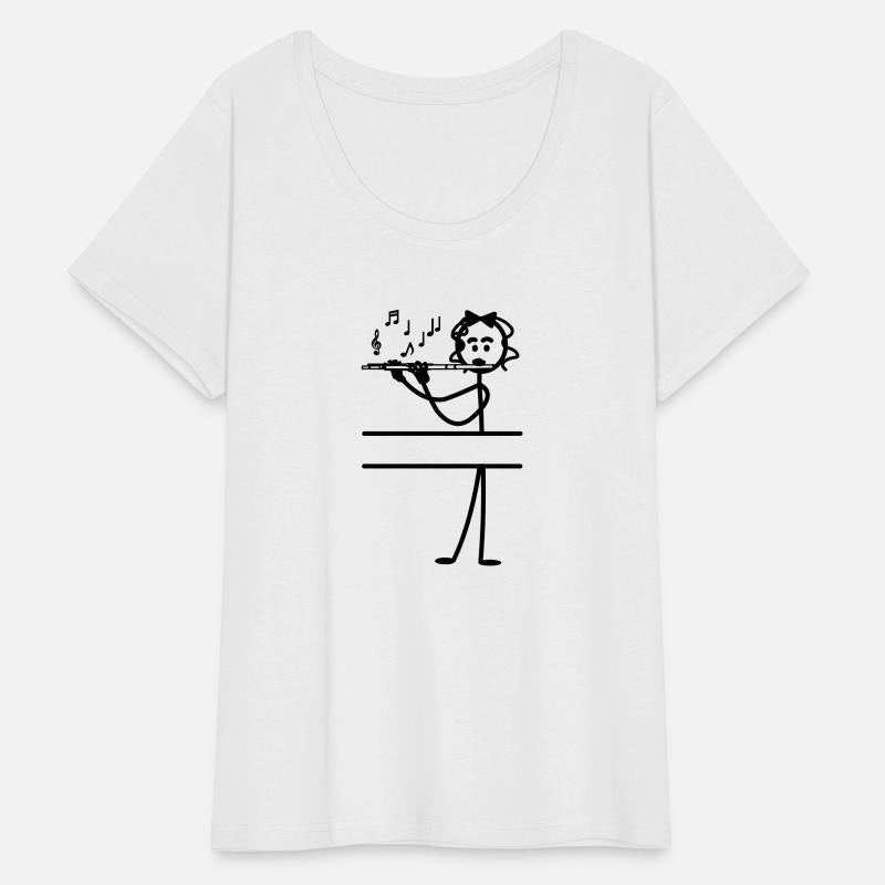 Flute player banner girl