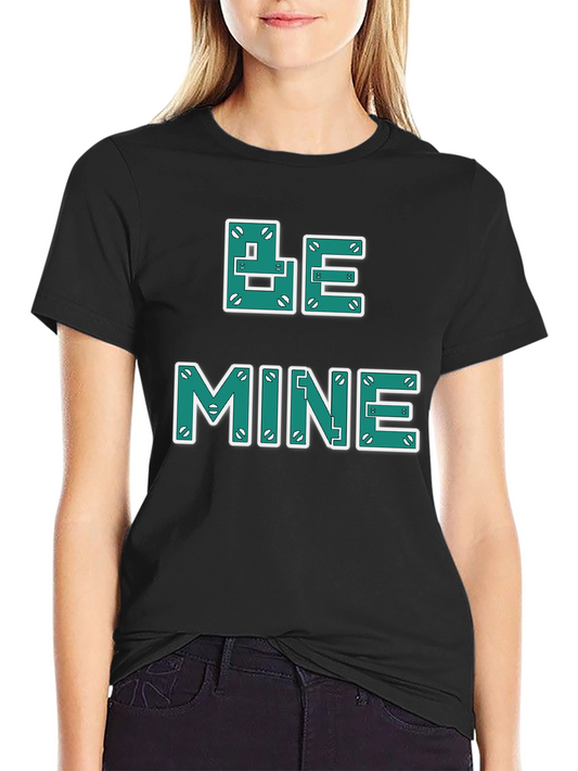 Be Mine Graphic T-Shirt - Black Cotton Tee