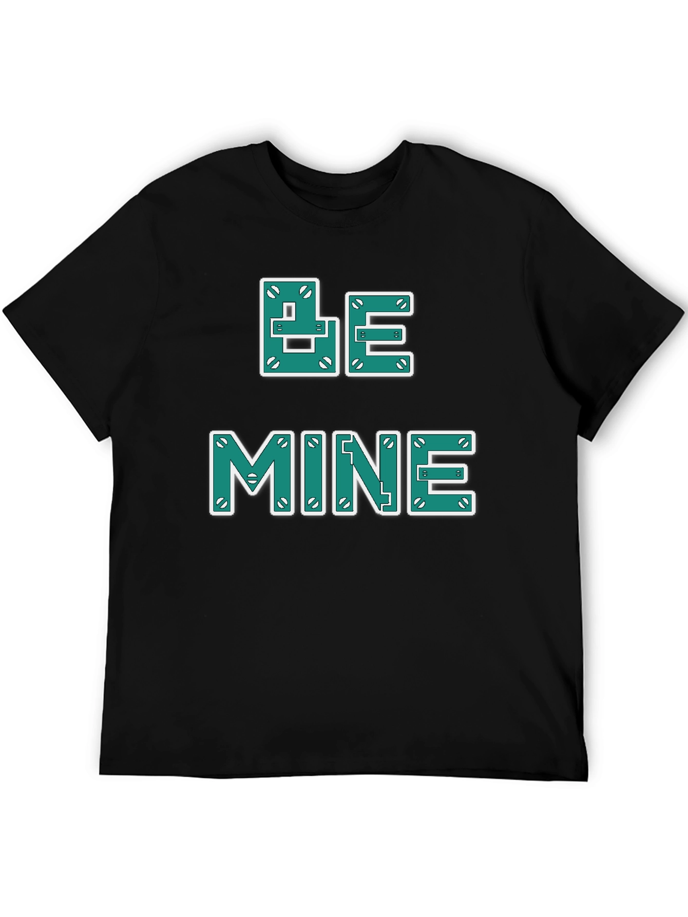 Be Mine Graphic T-Shirt - Black Cotton Tee