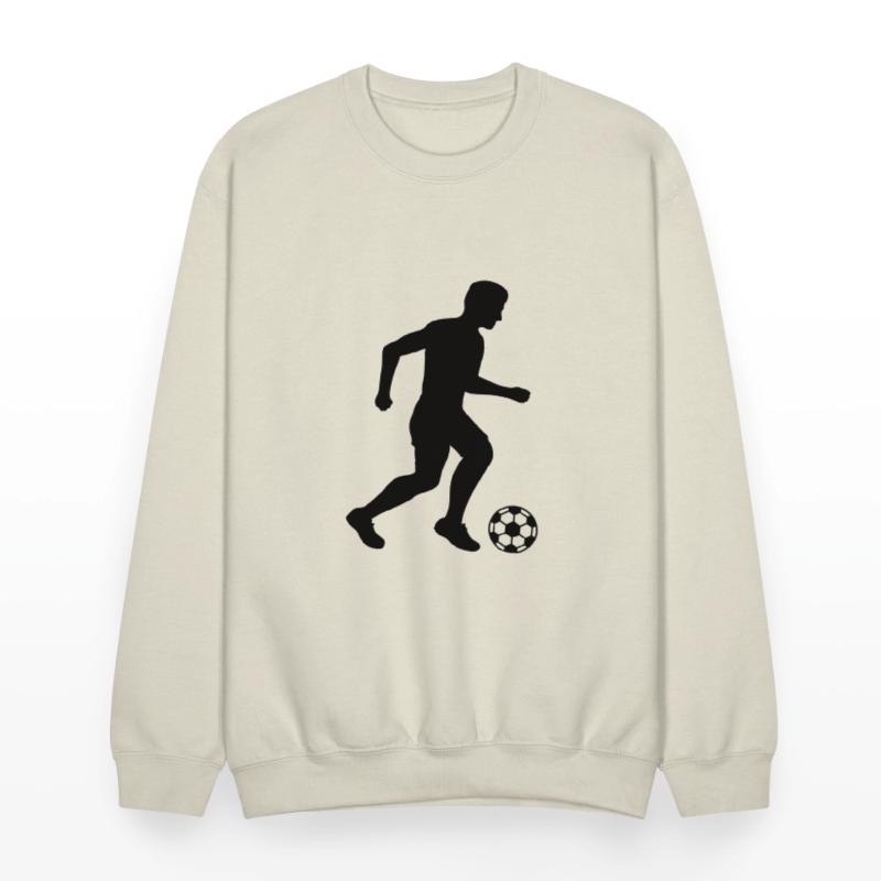 Footballer sport silhouette design