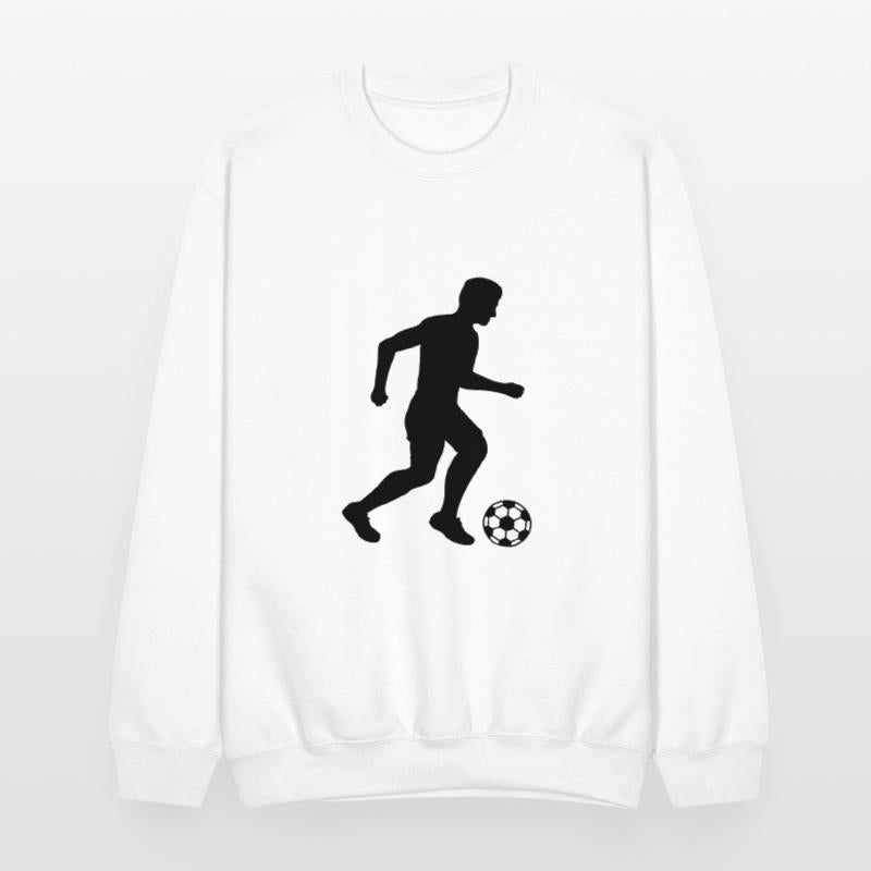 Footballer sport silhouette design