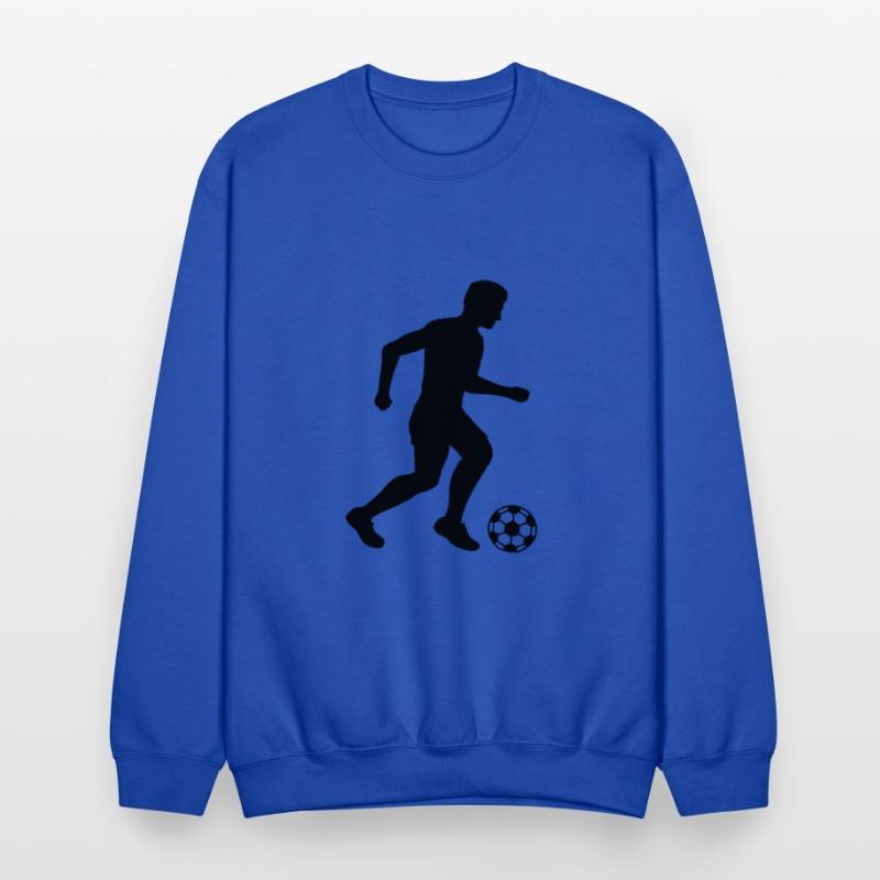 Footballer sport silhouette design