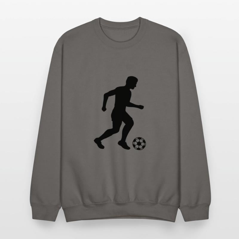 Footballer sport silhouette design