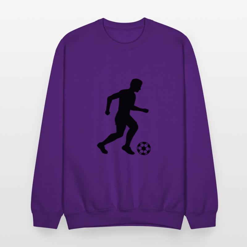 Footballer sport silhouette design