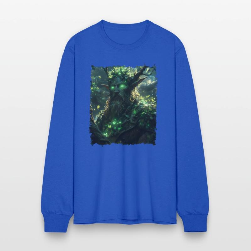 Forest Spirit with Green Nature Magic and Power