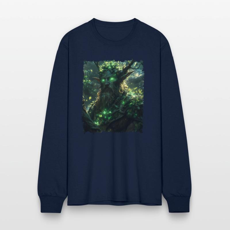 Forest Spirit with Green Nature Magic and Power