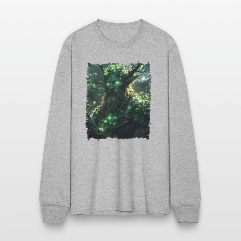 Forest Spirit with Green Nature Magic and Power