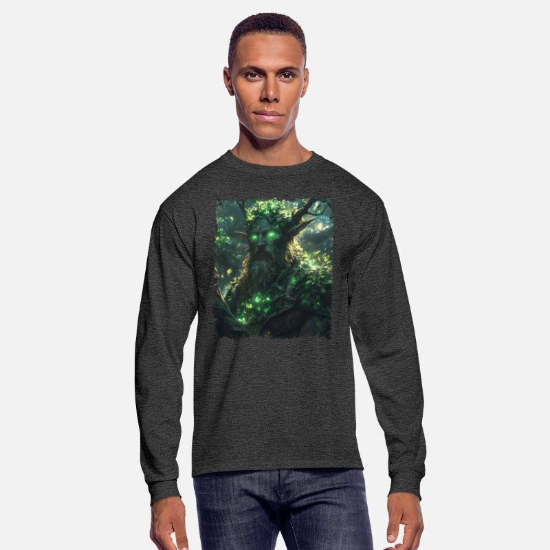 Forest Spirit with Green Nature Magic and Power