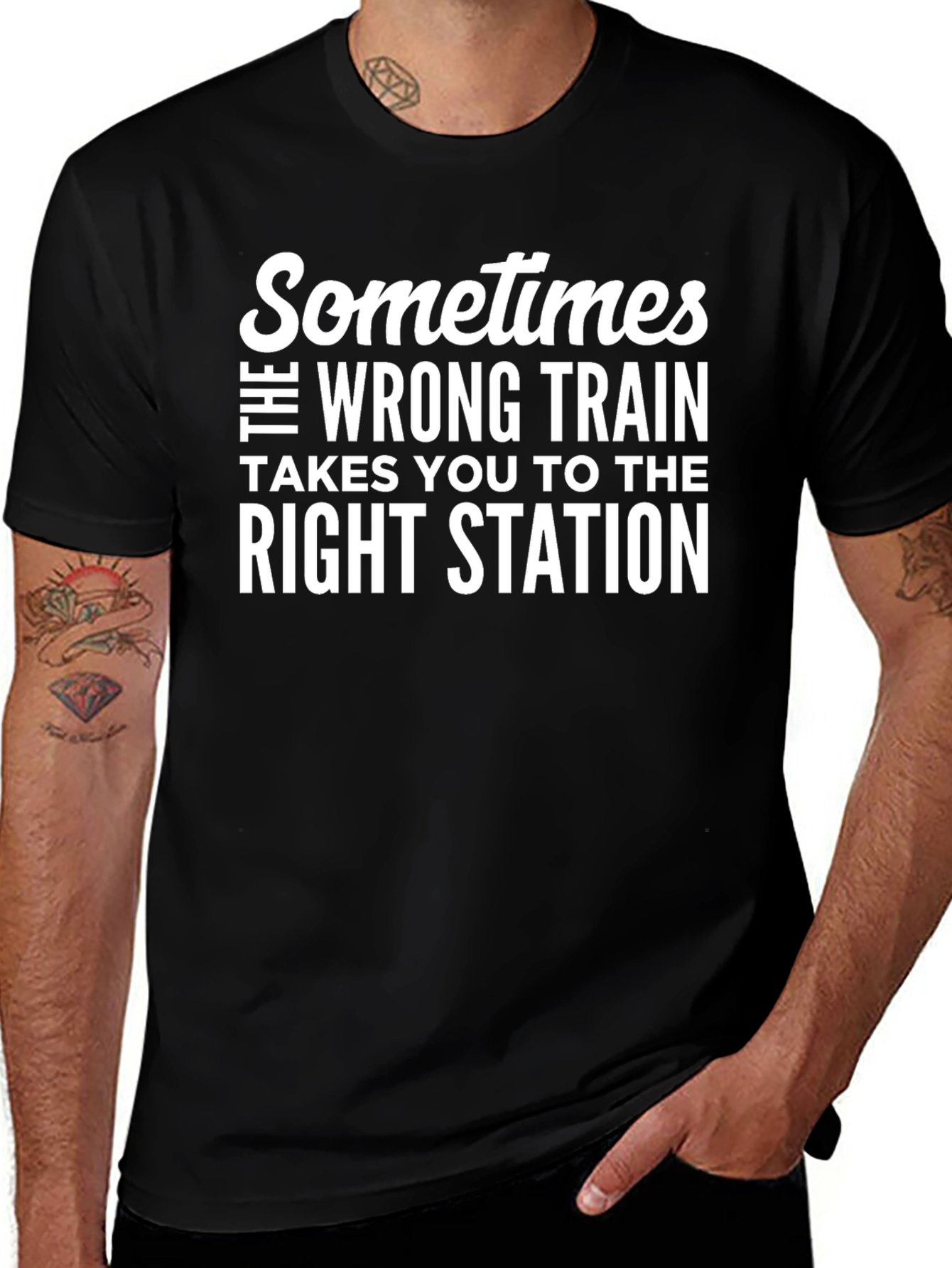Sometimes the Wrong Train T-Shirt