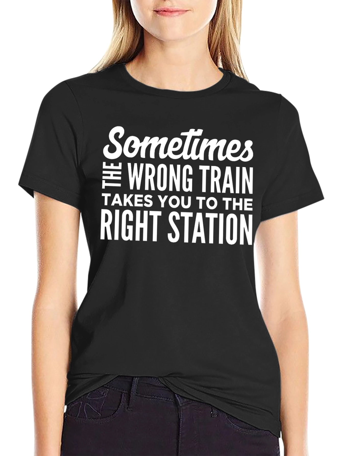 Sometimes the Wrong Train T-Shirt