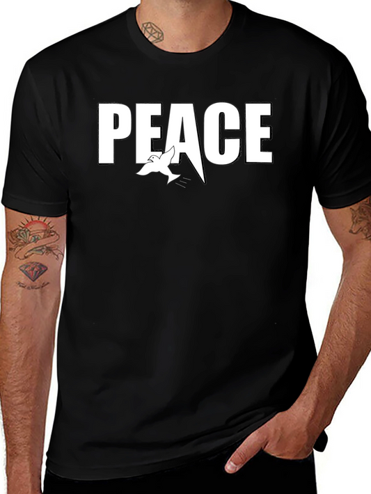Peace Dove Graphic T-Shirt - Stylish & Comfortable