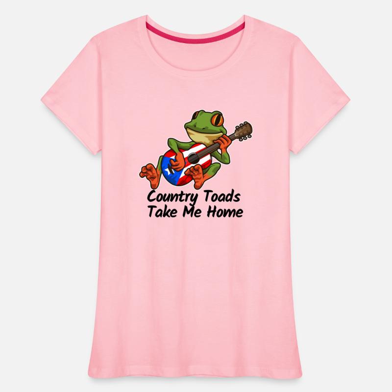Frog With Guitar Country Toads Take Me Home