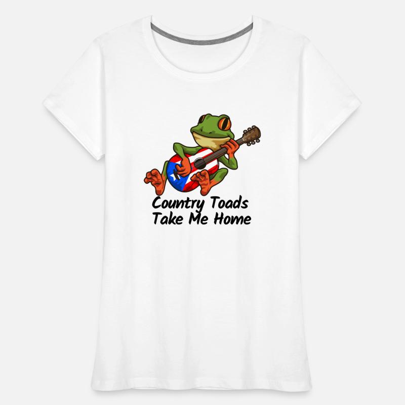 Frog With Guitar Country Toads Take Me Home