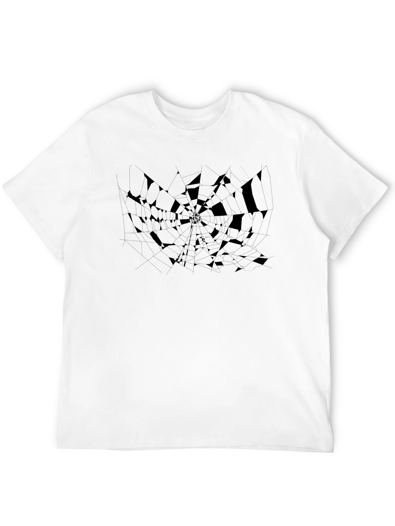 Abstract Graphic Tee - Modern Black T-Shirt
