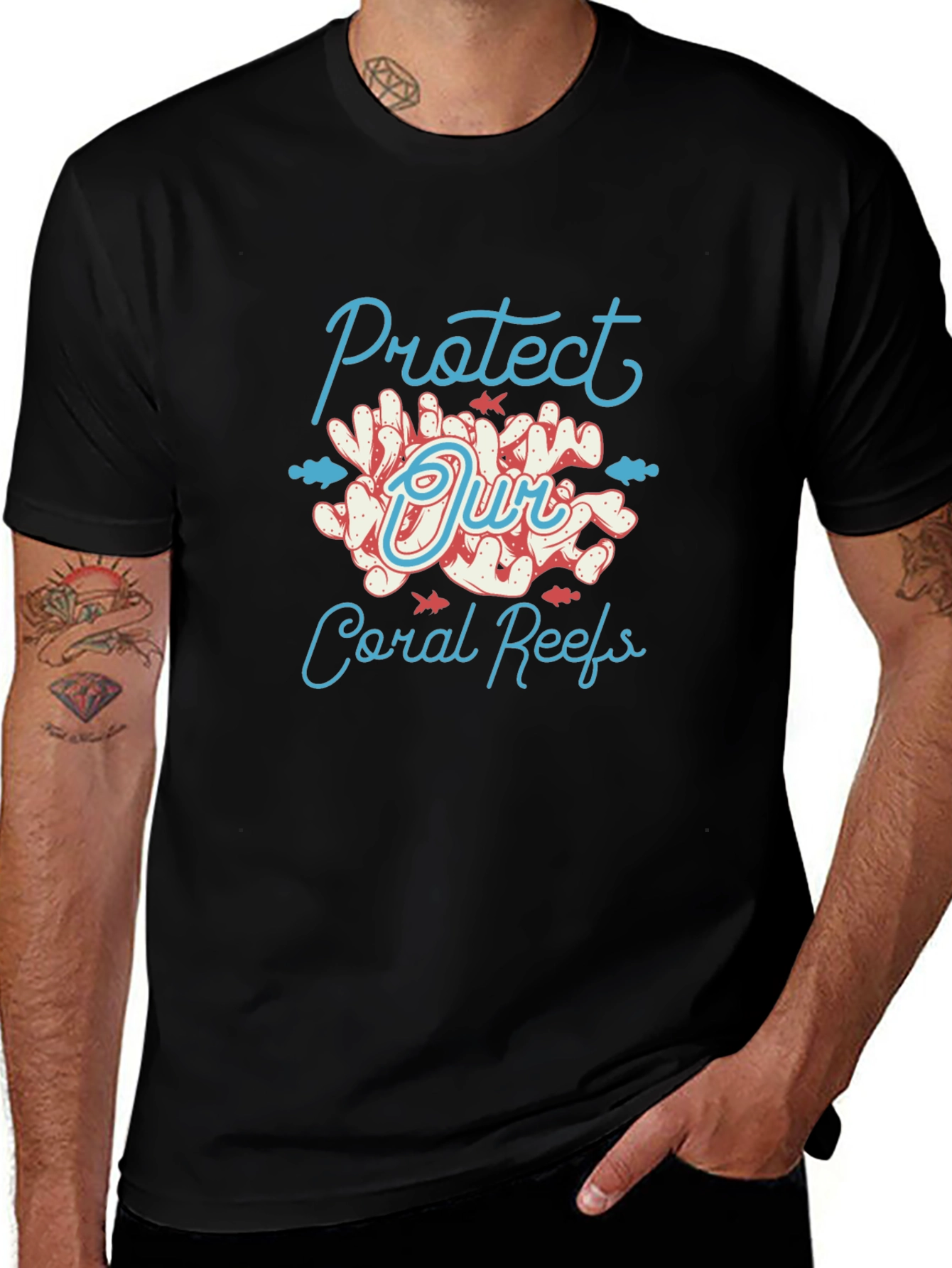 Protect Our Coral Reefs Graphic Tee