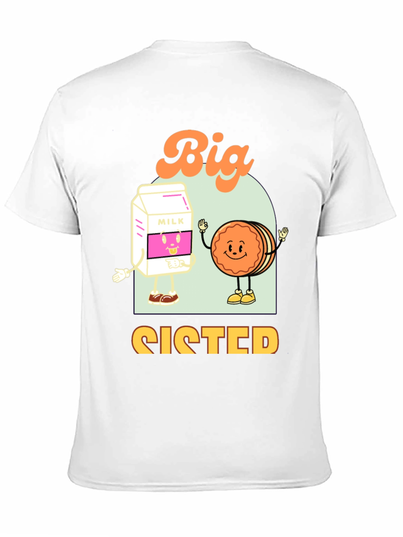 Big Sister Milk and Cookie T-Shirt