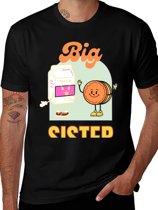 Big Sister Milk and Cookie T-Shirt