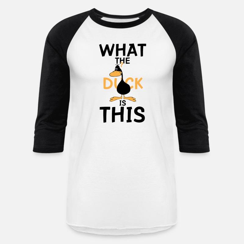 Funny Confused Duck Design – Visual Pun Art