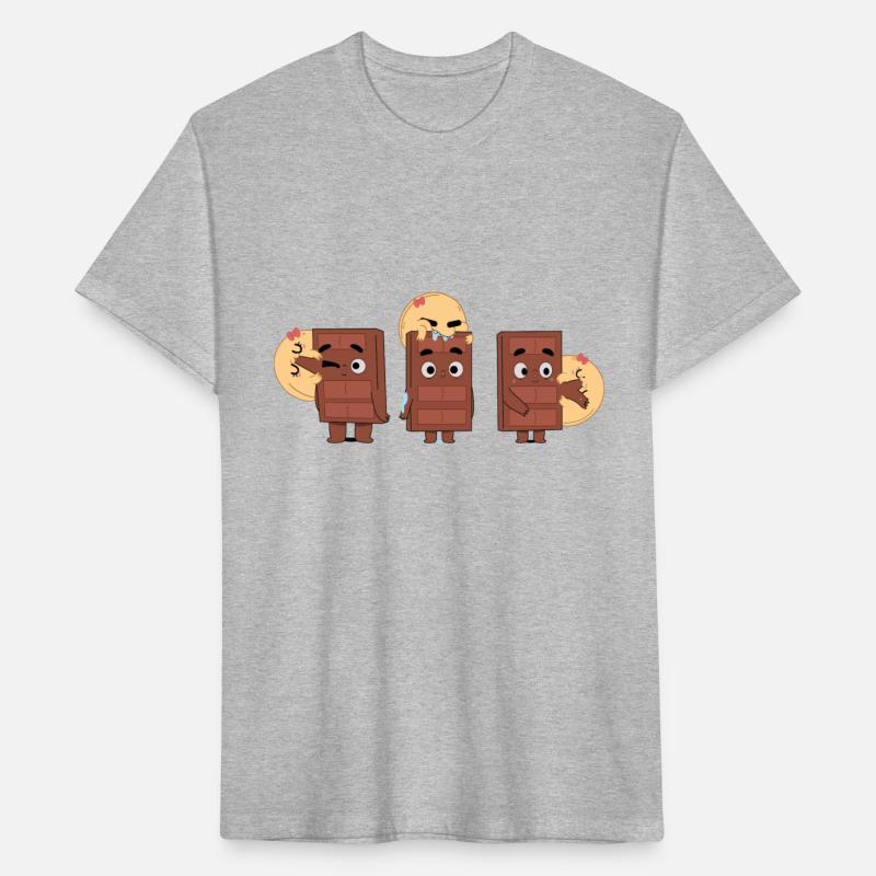 Funny Couple Love Pancake Eating Choco