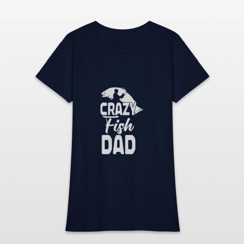 Funny Crazy Fish Dad Fishing Lovers Fisherman