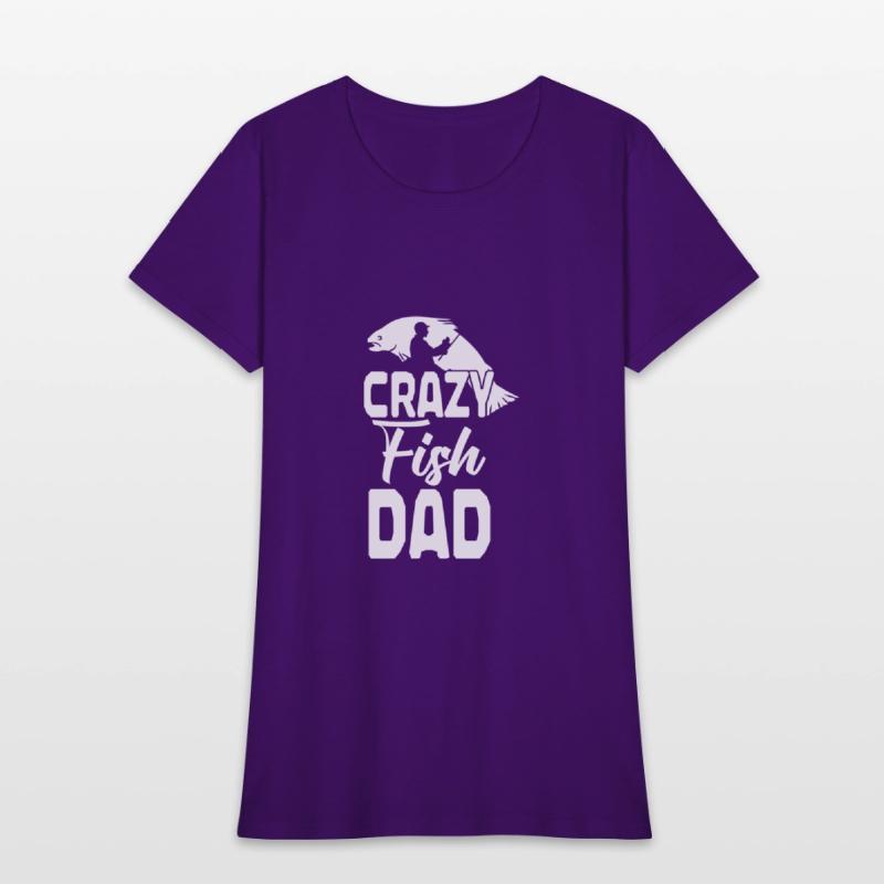 Funny Crazy Fish Dad Fishing Lovers Fisherman