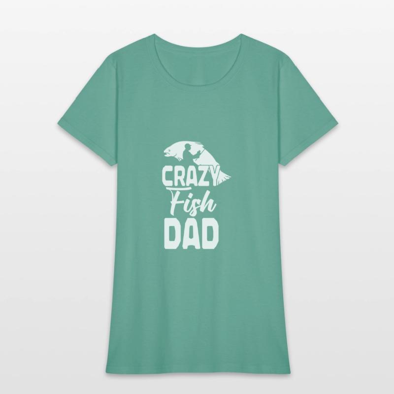 Funny Crazy Fish Dad Fishing Lovers Fisherman