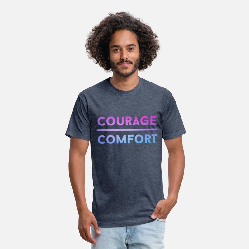 funny design quote Courage Comfort pink style