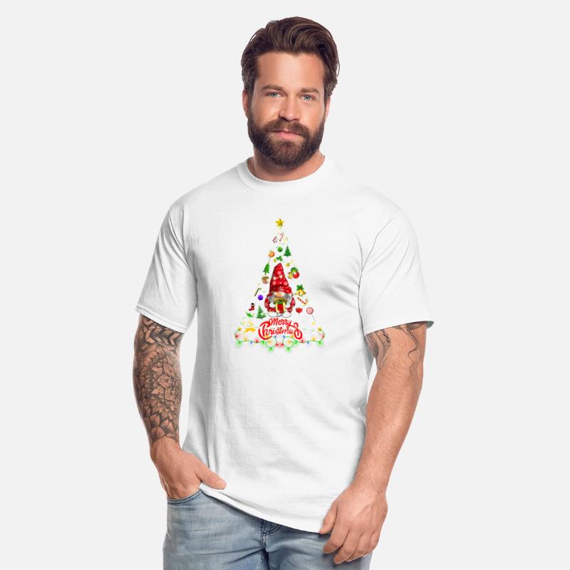 Funny Gnomes Christmas Tree Gnomies Family Xmas