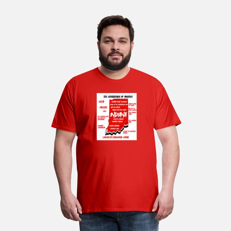 Funny Indiana map design