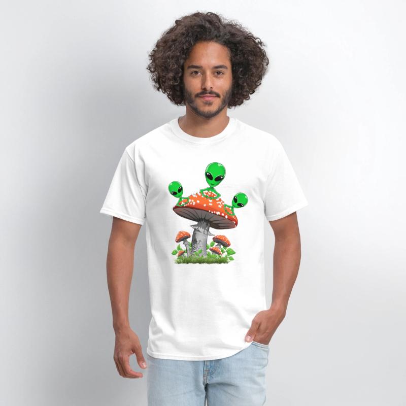 Funny Magic Mushroom Alien Trippy Shroom