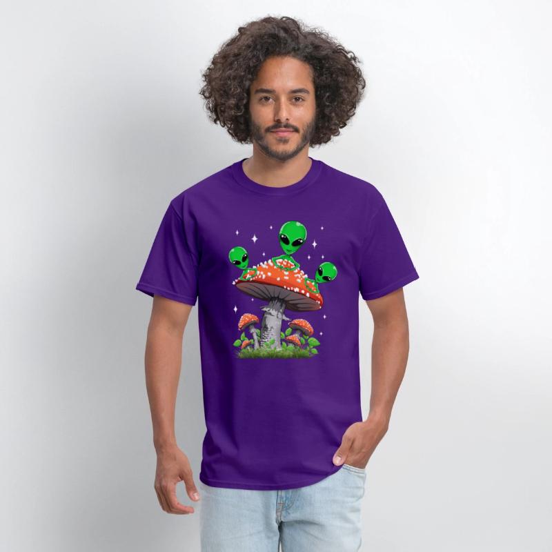 Funny Magic Mushroom Alien Trippy Shroom
