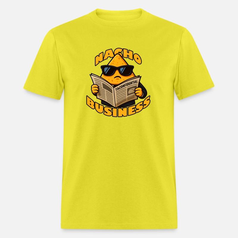 Funny Nacho Pun Cartoon Food - Nacho Business