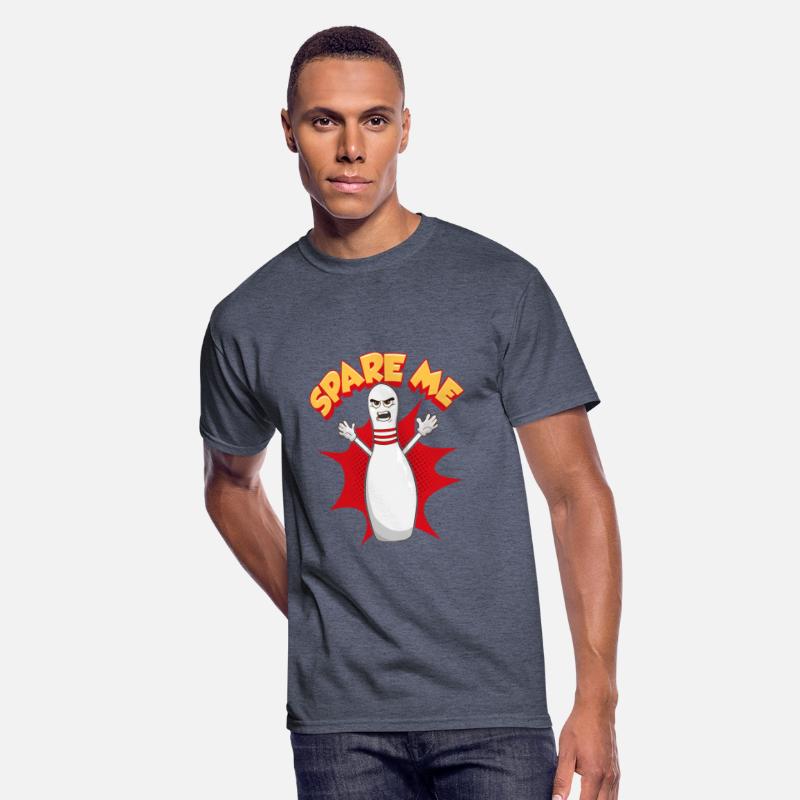 Funny Scared Angry Bowling Pin: Spare Me Gift Idea