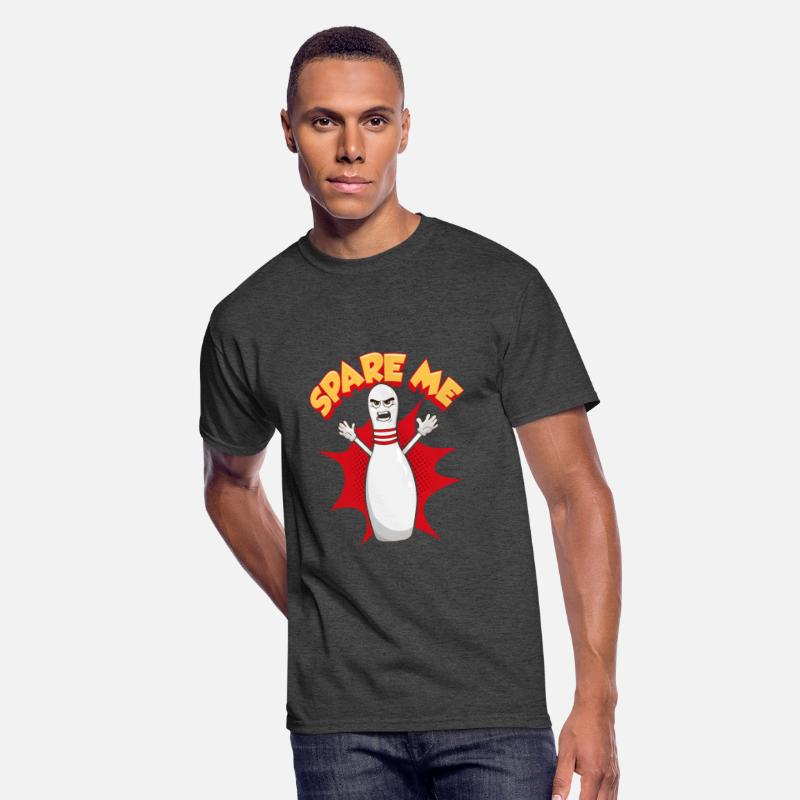 Funny Scared Angry Bowling Pin: Spare Me Gift Idea