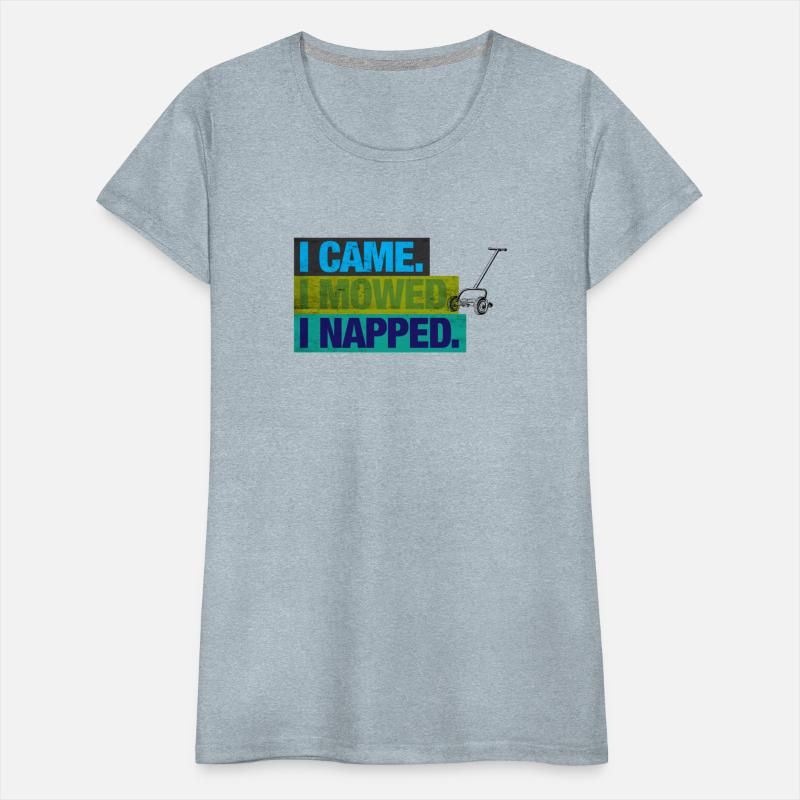 Funny vintage lawn mower mowing dad joke honey do