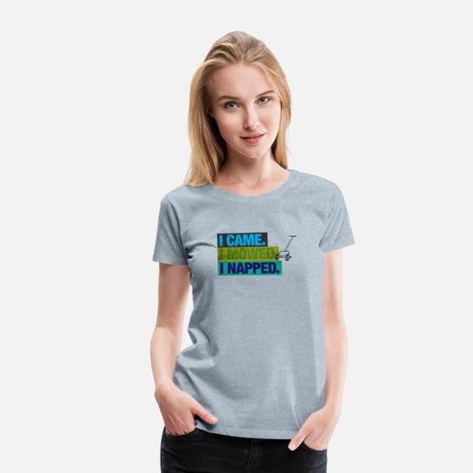 Funny vintage lawn mower mowing dad joke honey do