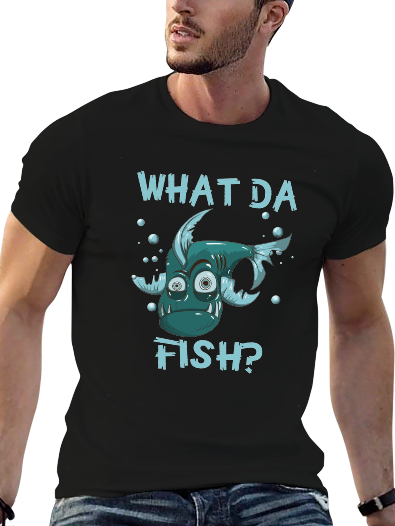 What Da Fish? Funny Graphic T-Shirt