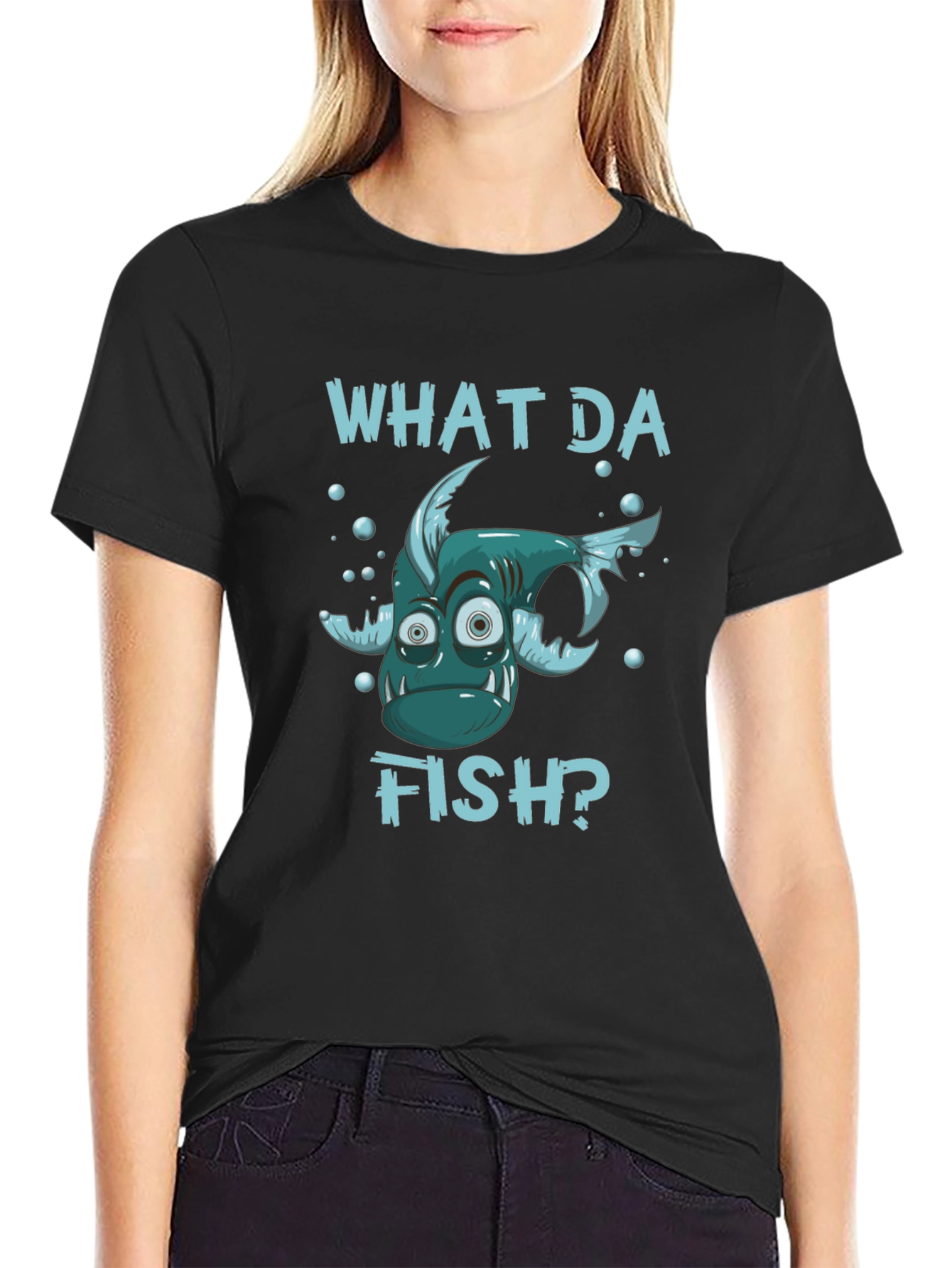 What Da Fish? Funny Graphic T-Shirt