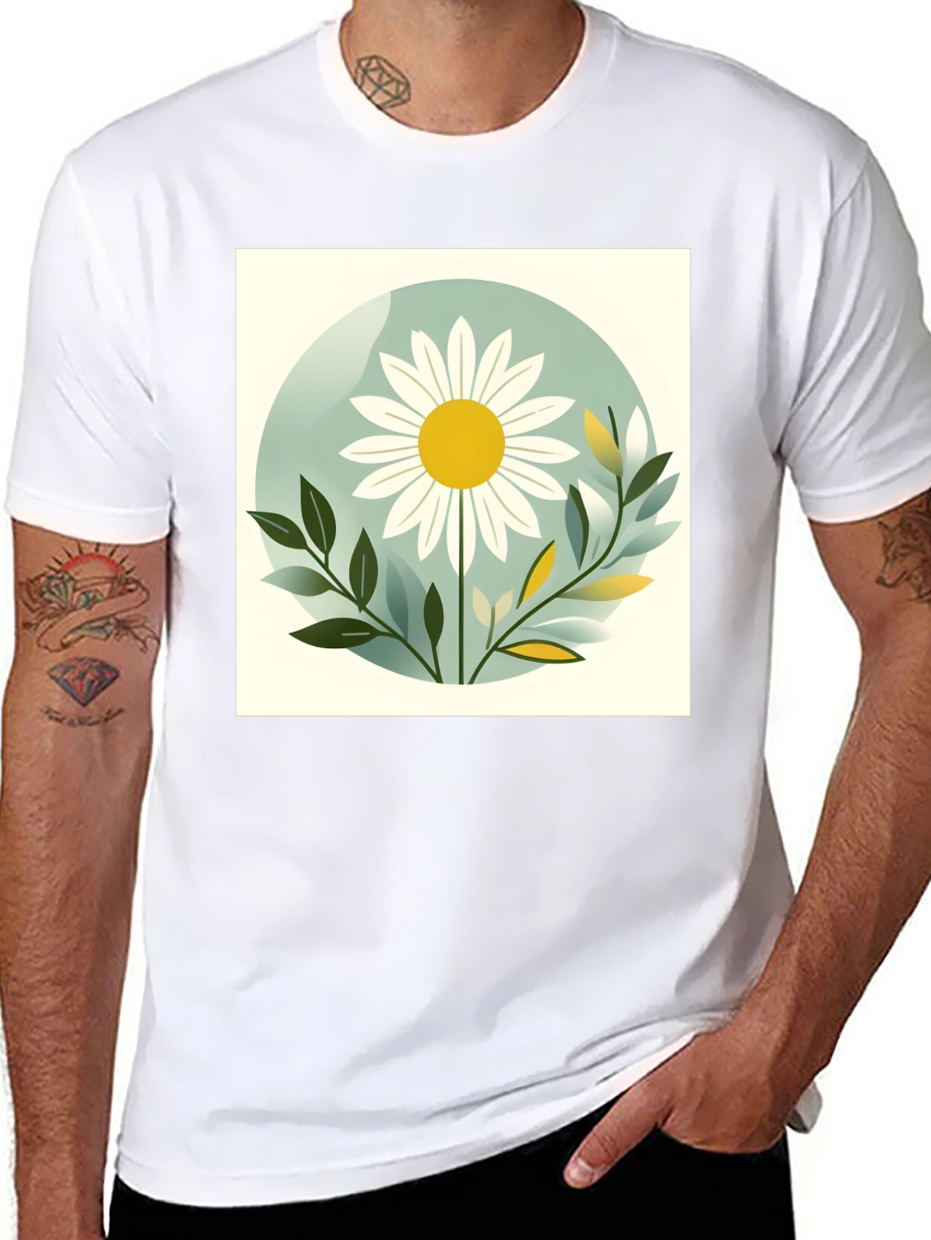 Daisy Graphic Tee - Stylish Comfort