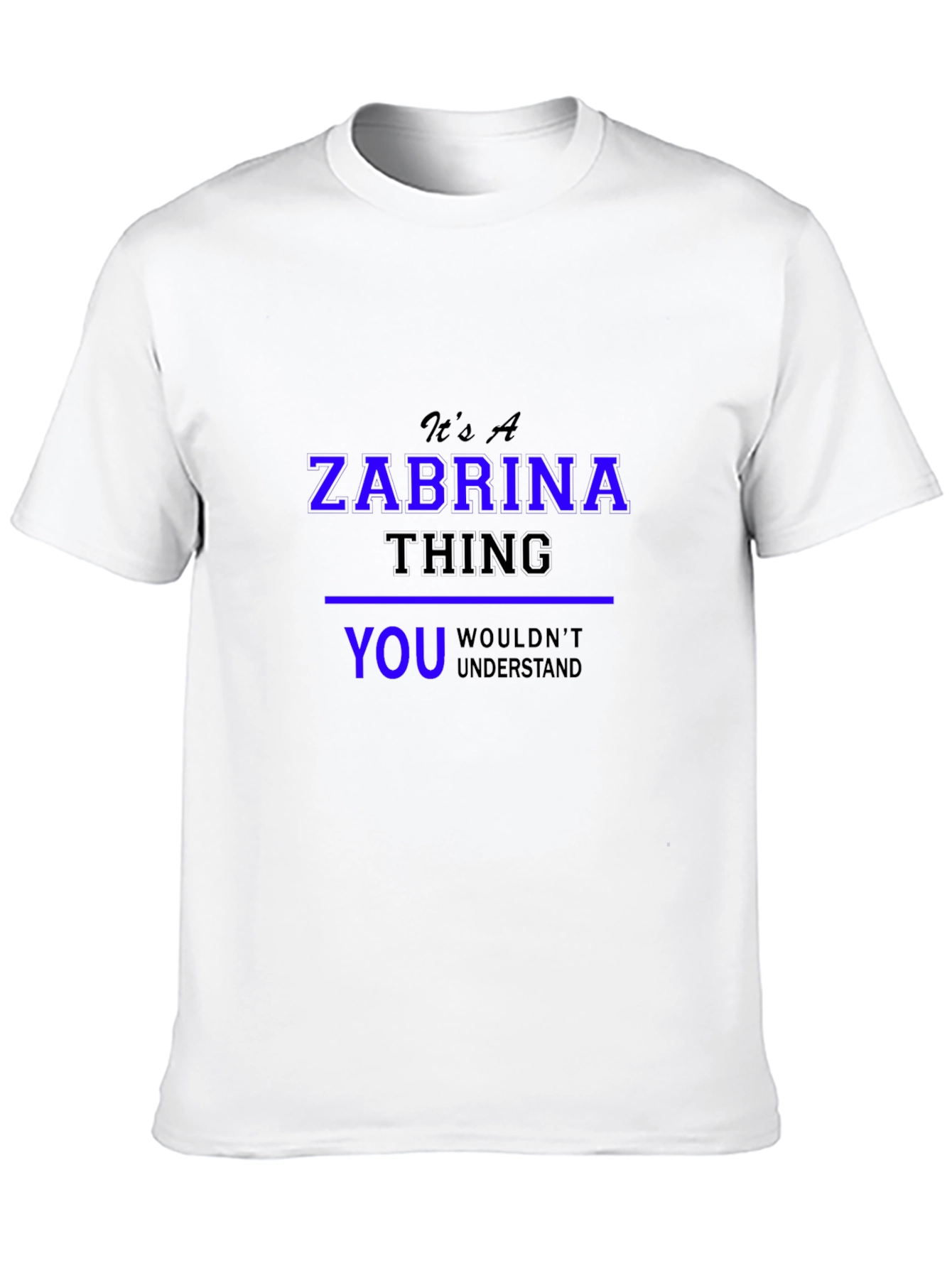 Zabrina Thing T-Shirt - Personalized Name Tee