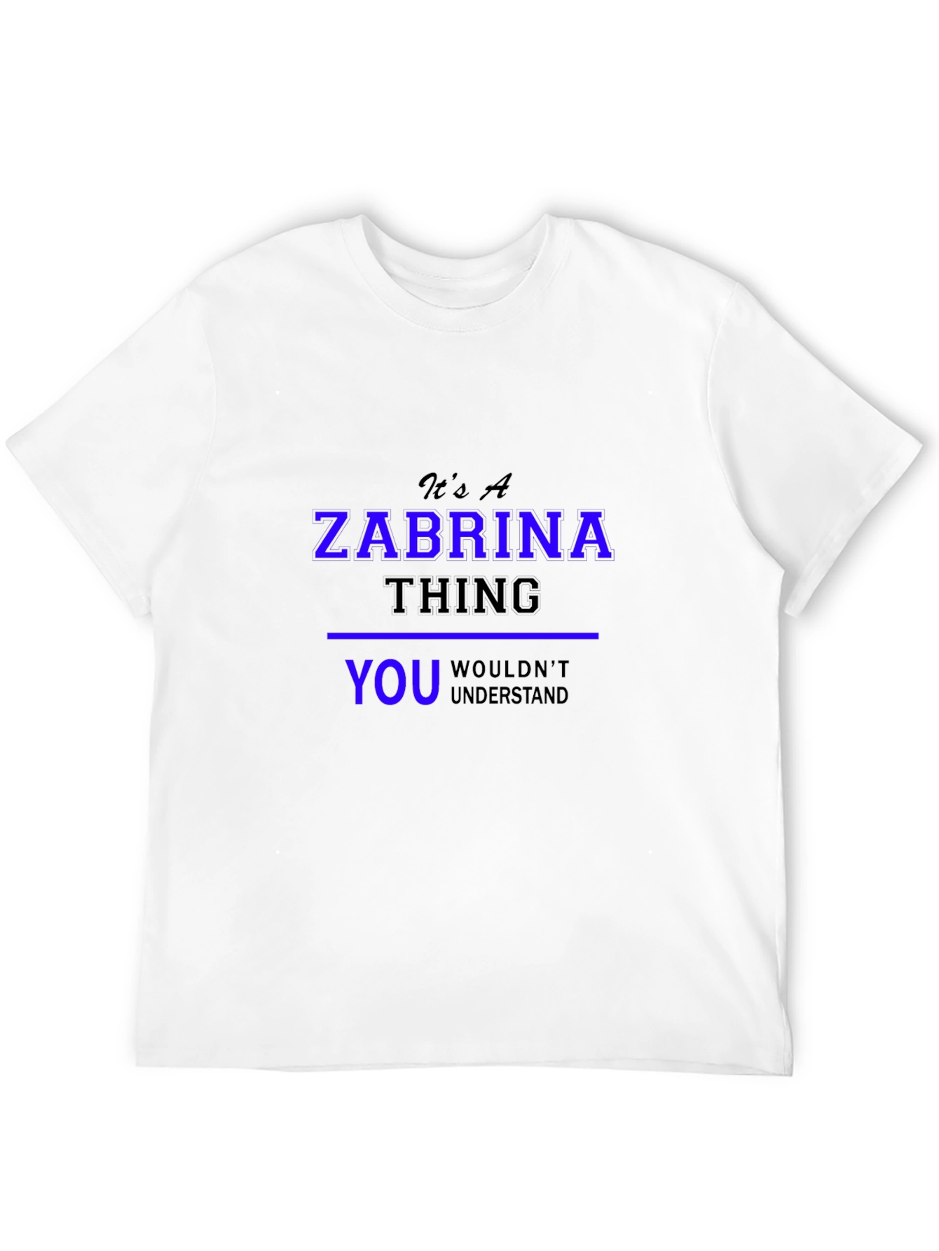 Zabrina Thing T-Shirt - Personalized Name Tee