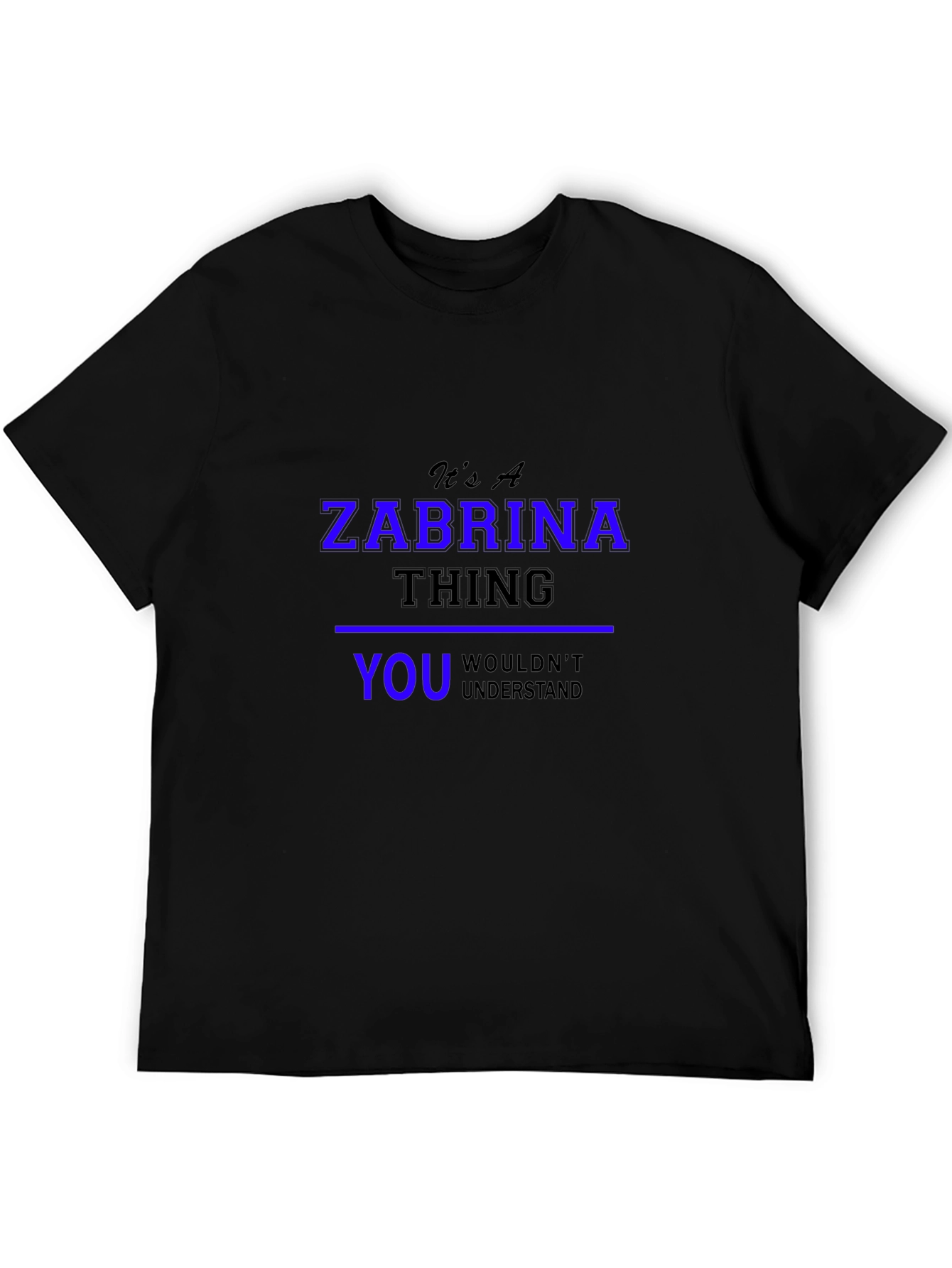 Zabrina Thing T-Shirt - Personalized Name Tee