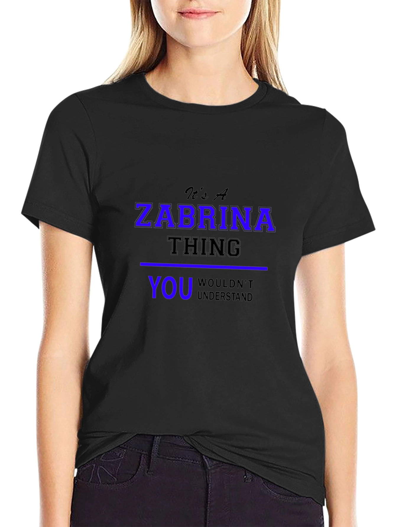 Zabrina Thing T-Shirt - Personalized Name Tee
