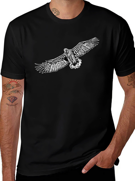 Black Eagle Graphic Tee - Bold Style