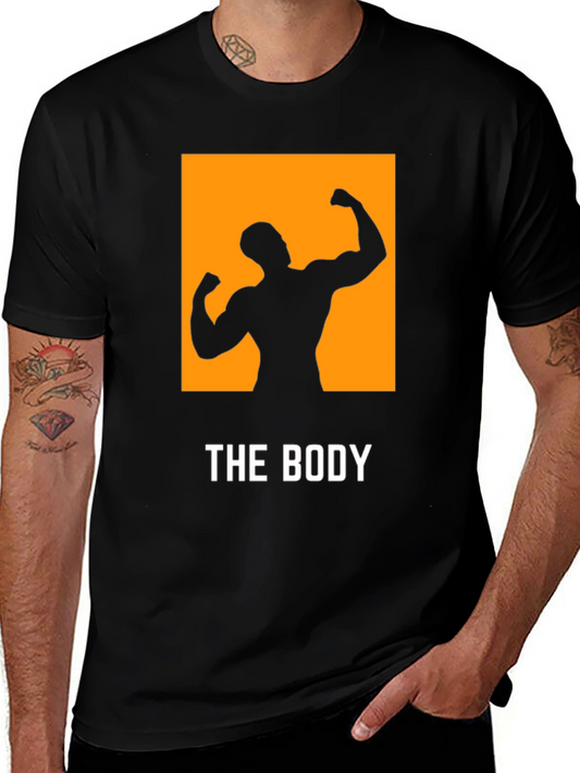 The Bodybuilder Graphic T-Shirt - Black