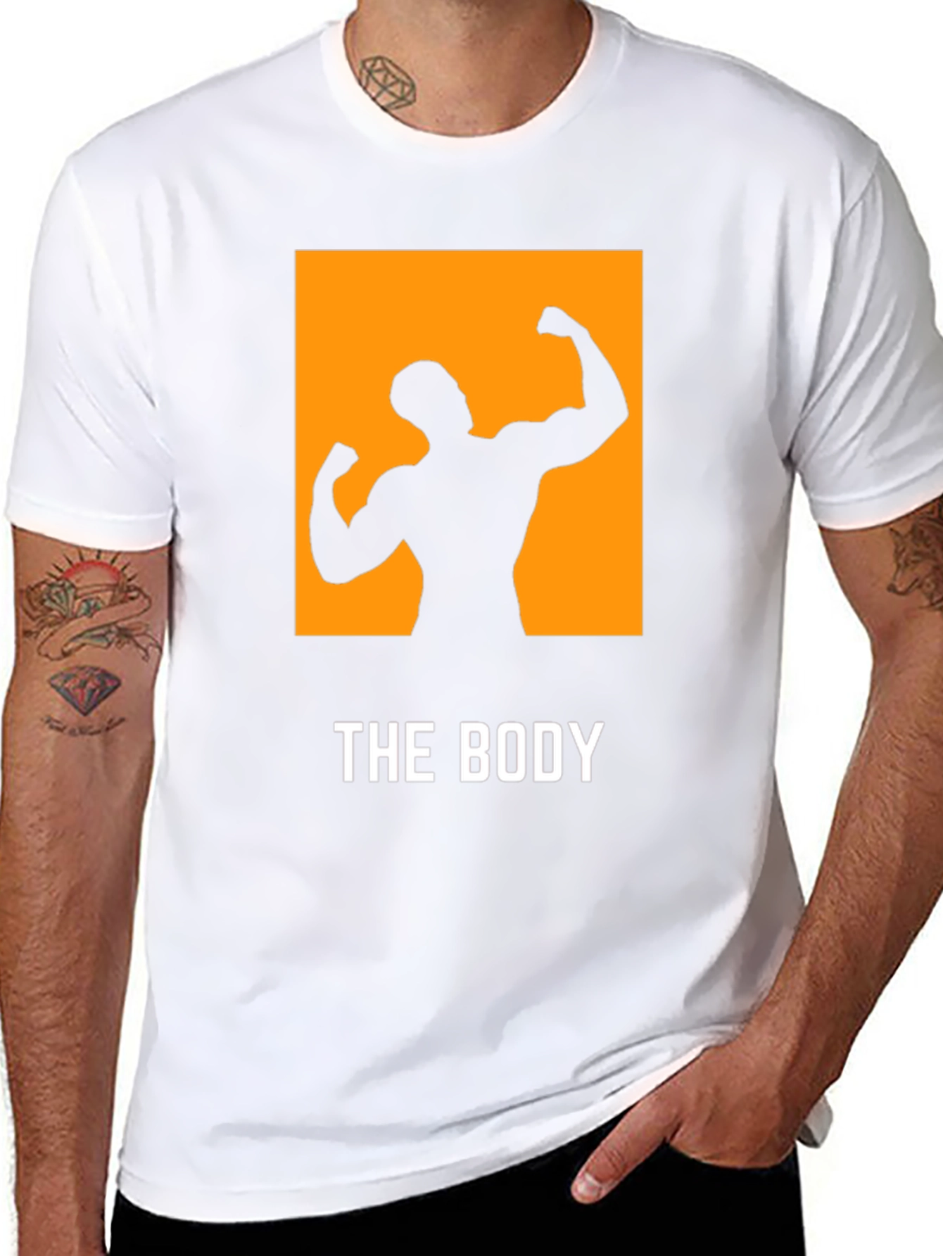 The Bodybuilder Graphic T-Shirt - Black